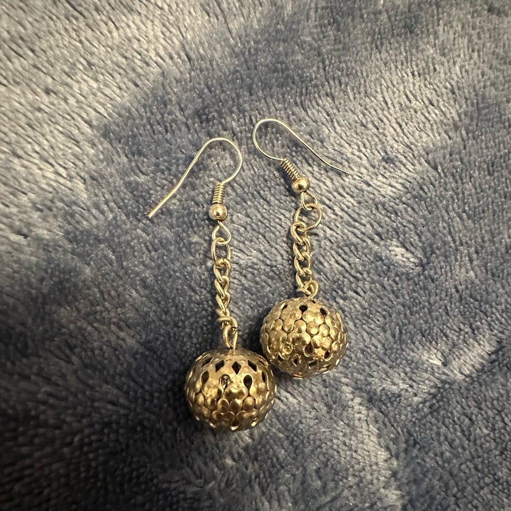 Fashion Jewelry dangling, silver color, earrings